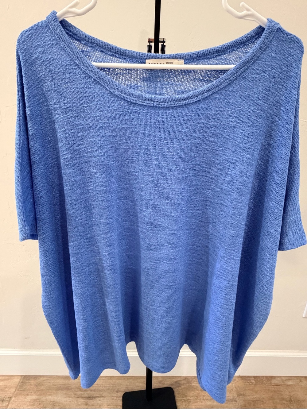 Zenana Blue Oversized Dolman Top – 1X/2X – NWOT
